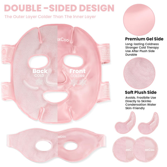 RelaxCoo dual-fabric design with plush comfort and deep cold therapy
