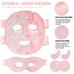 RelaxCoo dual-fabric design with plush comfort and deep cold therapy