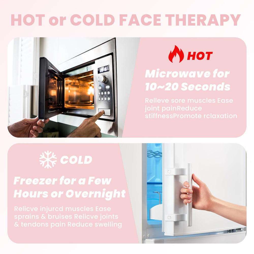 RelaxCoo mask supporting hands-free wear for migraine and tension relief