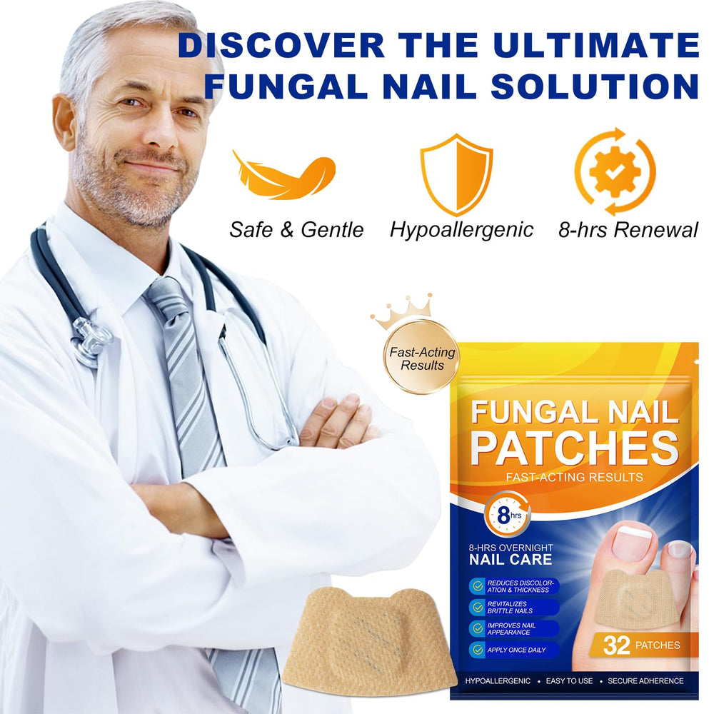 ReliCo patches target thickened nails and discoloration over time.