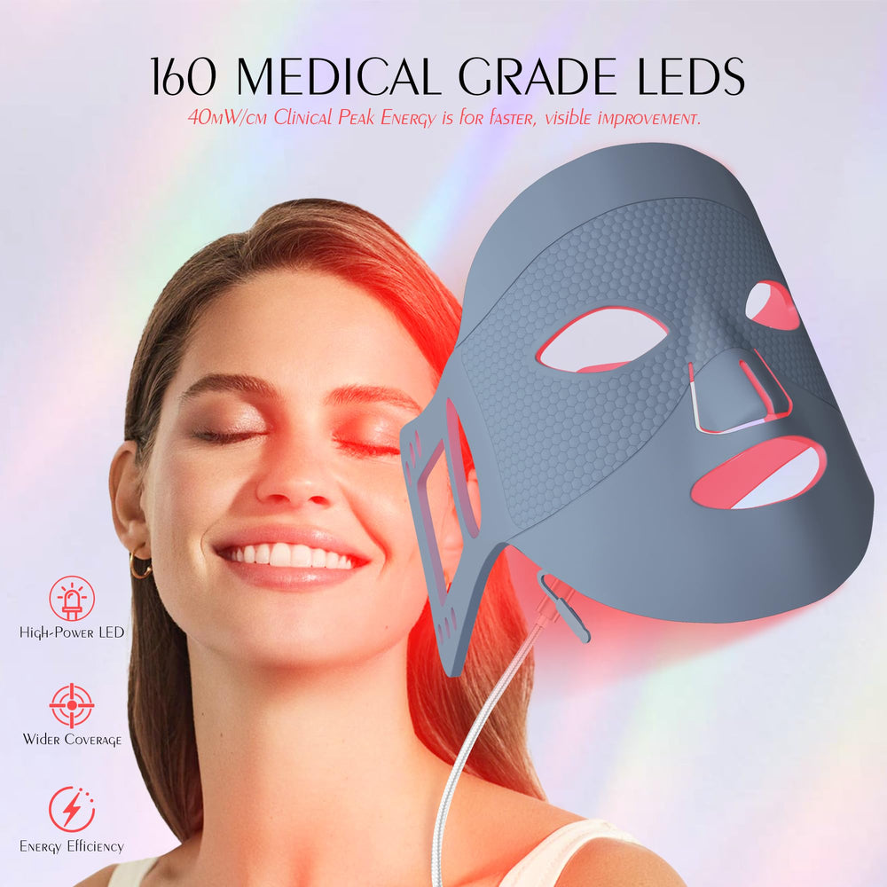 ReLuien LED bead array delivers full-face light therapy coverage.