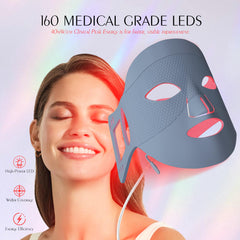 ReLuien LED bead array delivers full-face light therapy coverage.