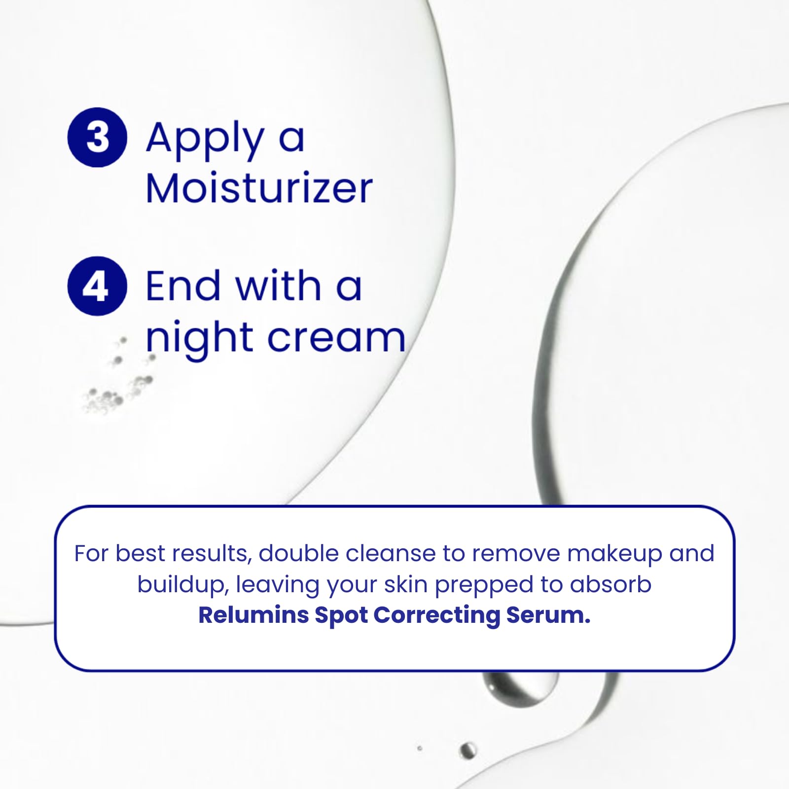 Relumins Advance White On-the-Go Serum packaging details, compact design for travel use.