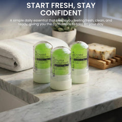 Relumins Aloe Vera Crystal Deodorant non-staining formula during wear