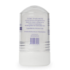 Relumins Crystal Deodorant no-stain formula keeps fabrics clean while you move.