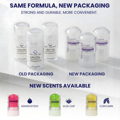 Relumins Cucurmin Crystal deodorant clear formula feels light on skin