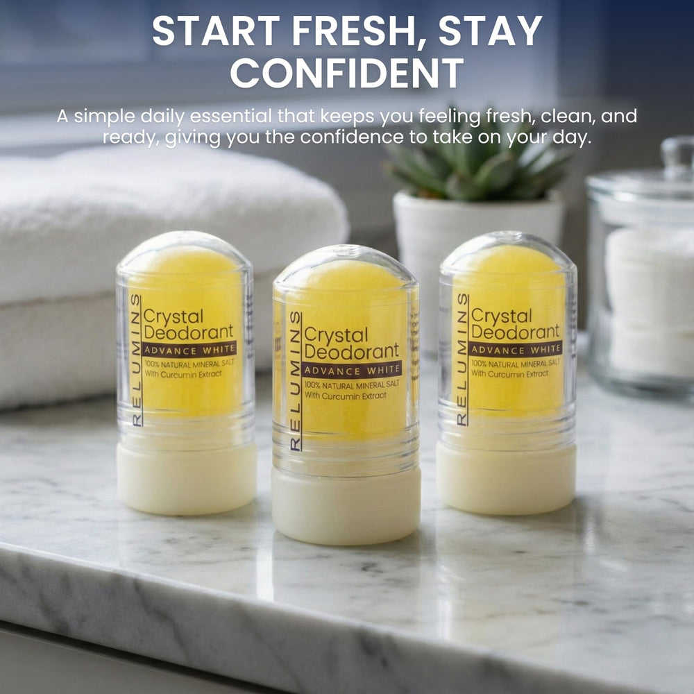 Relumins Cucurmin Crystal provides reliable odor defense for workouts