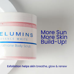 Relumins Premium Summer Body Scrub sea salt crystals close-up