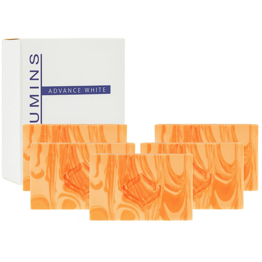Relumins Triple Glow Bar Soap packaging front showcases vegan formula for clean beauty