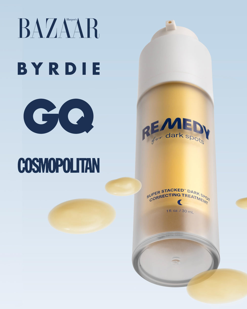 Remedy Science 5% niacinamide layer visible on skin