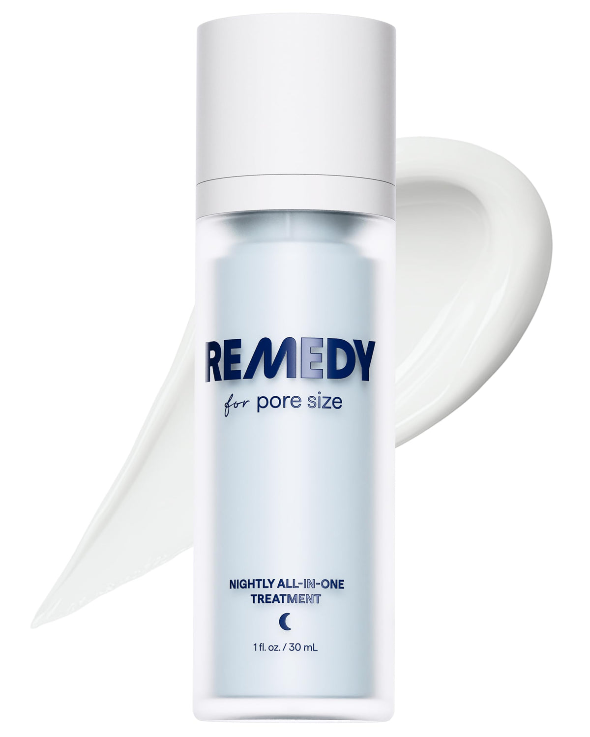 Remedy Science Pore Size Serum bottle front view for pore refinement at night