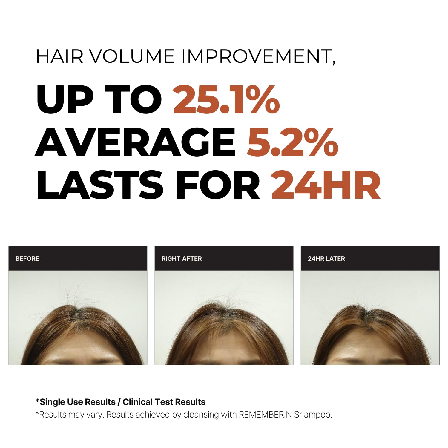 Rememberin Persimmon Shampoo nourishing-scalp ingredients visible for balance and vitality.