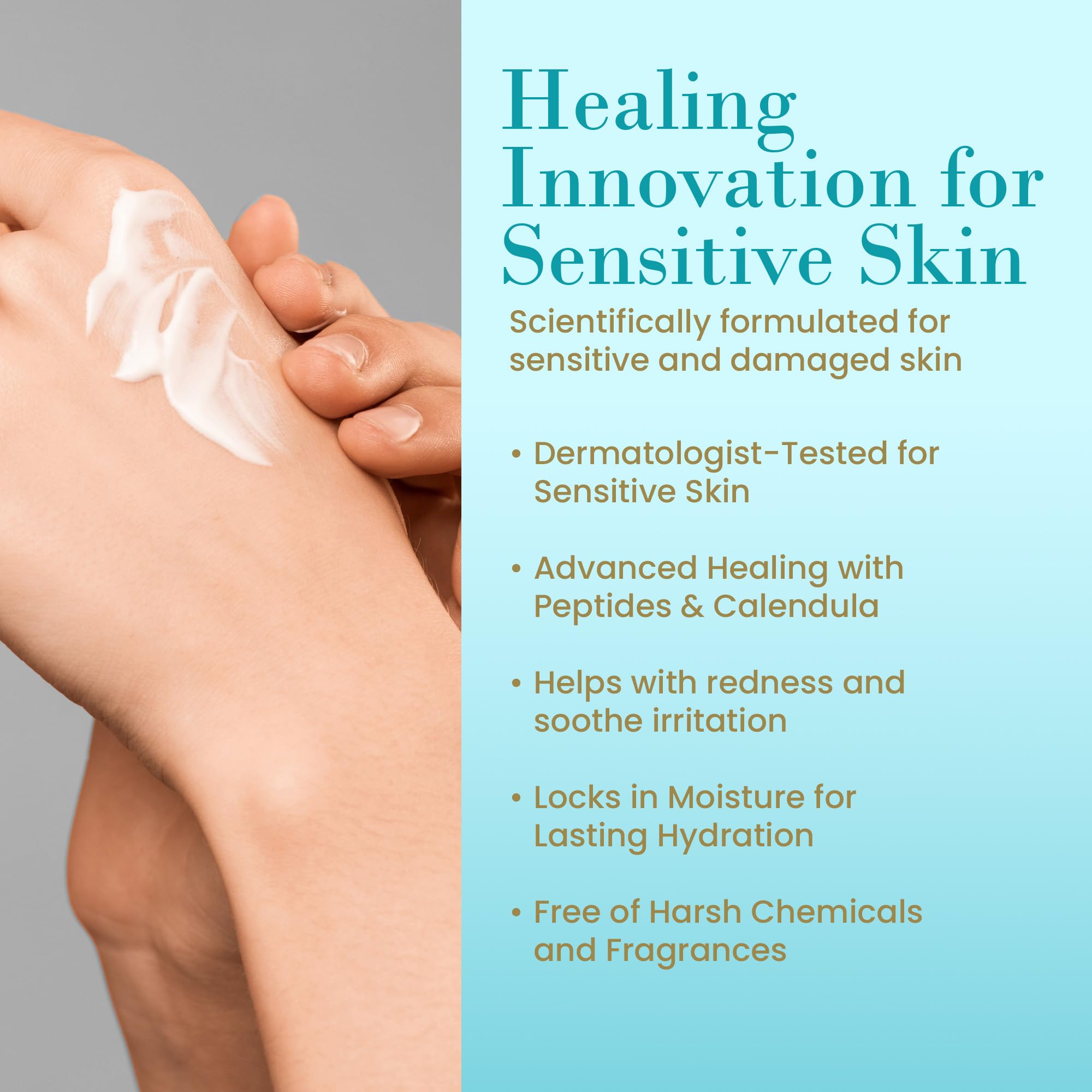 Calendula infusion visible in RemeVerse Radiation Cream for skin comfort