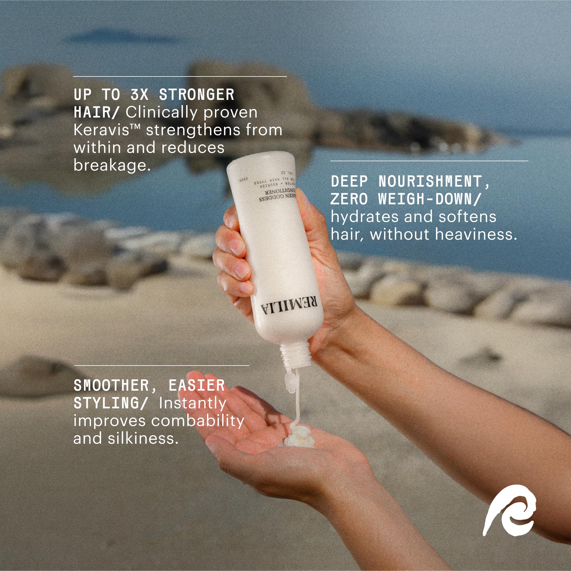 Remilia avocado-oil ingredient image emphasizes nourishing hydration