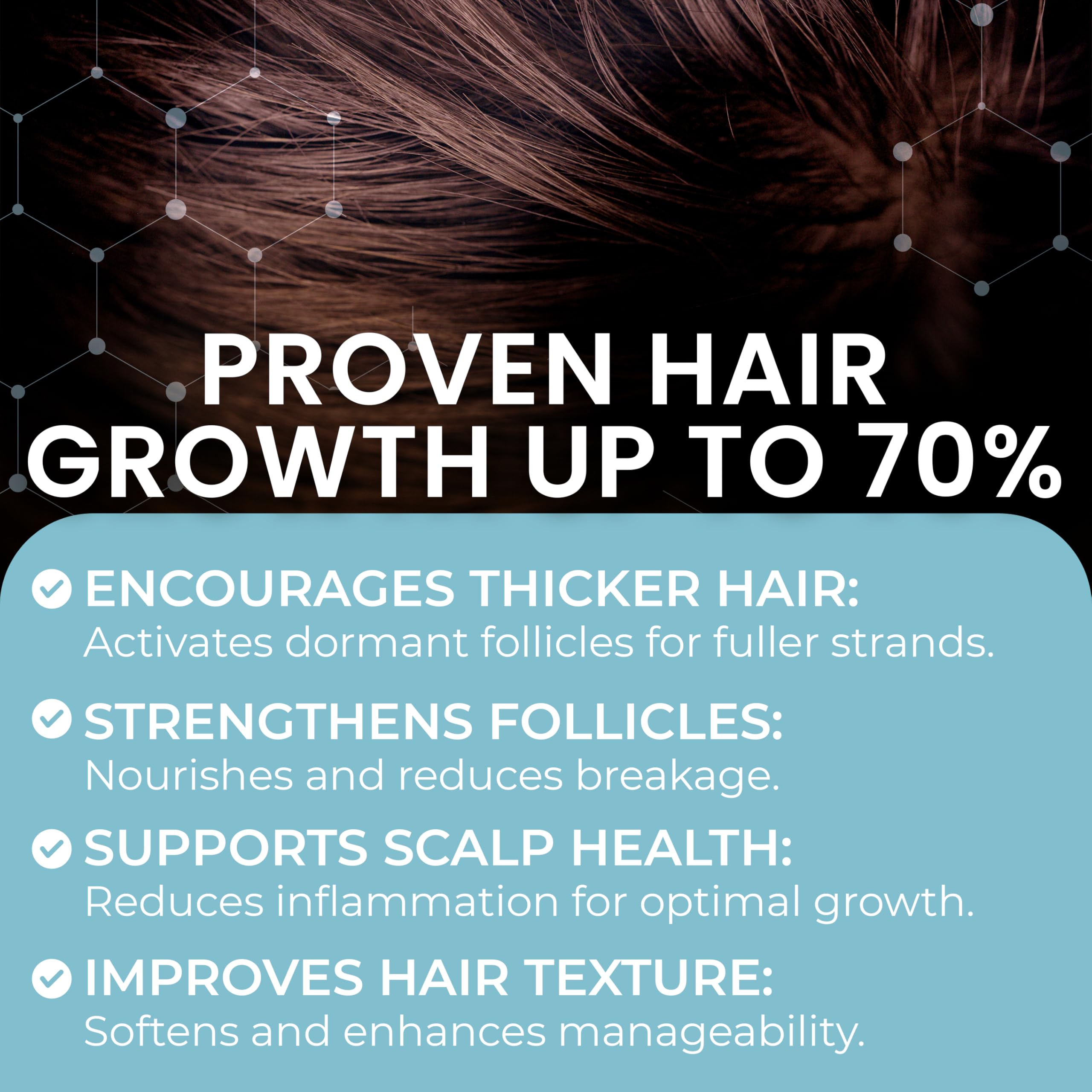 Remixidil foam leaves no greasy residue, comfortable scalp.