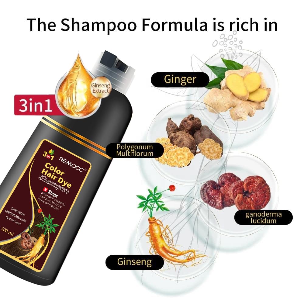 Remocc herbal ingredients polygonum multiflorum support hair strength.