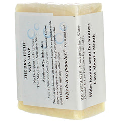 Remwood- Grandmas Pure Lye Soap Bar packaging, 6 oz.