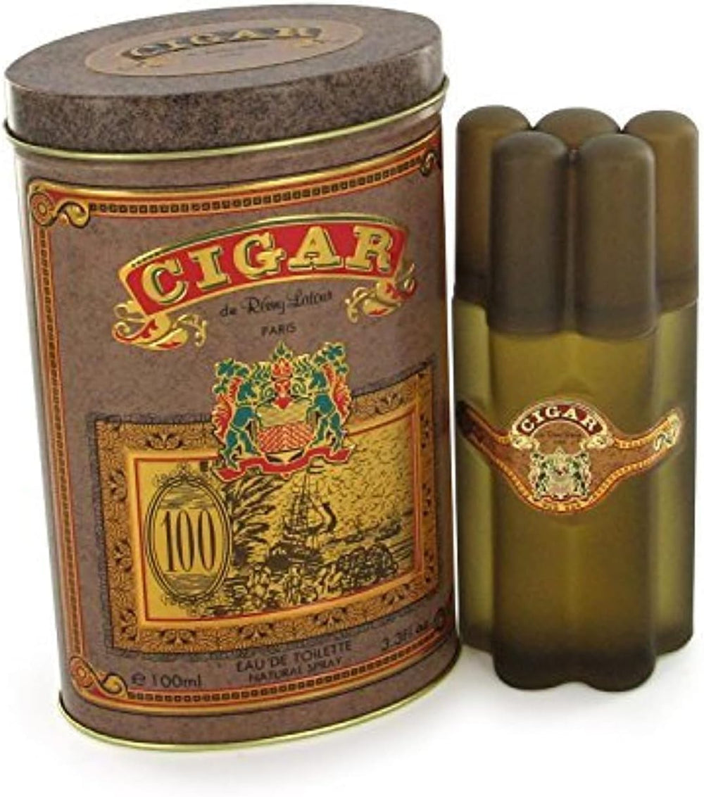 Remy Latour CIGAR bottle highlights smoky notes for a bold daily scent.