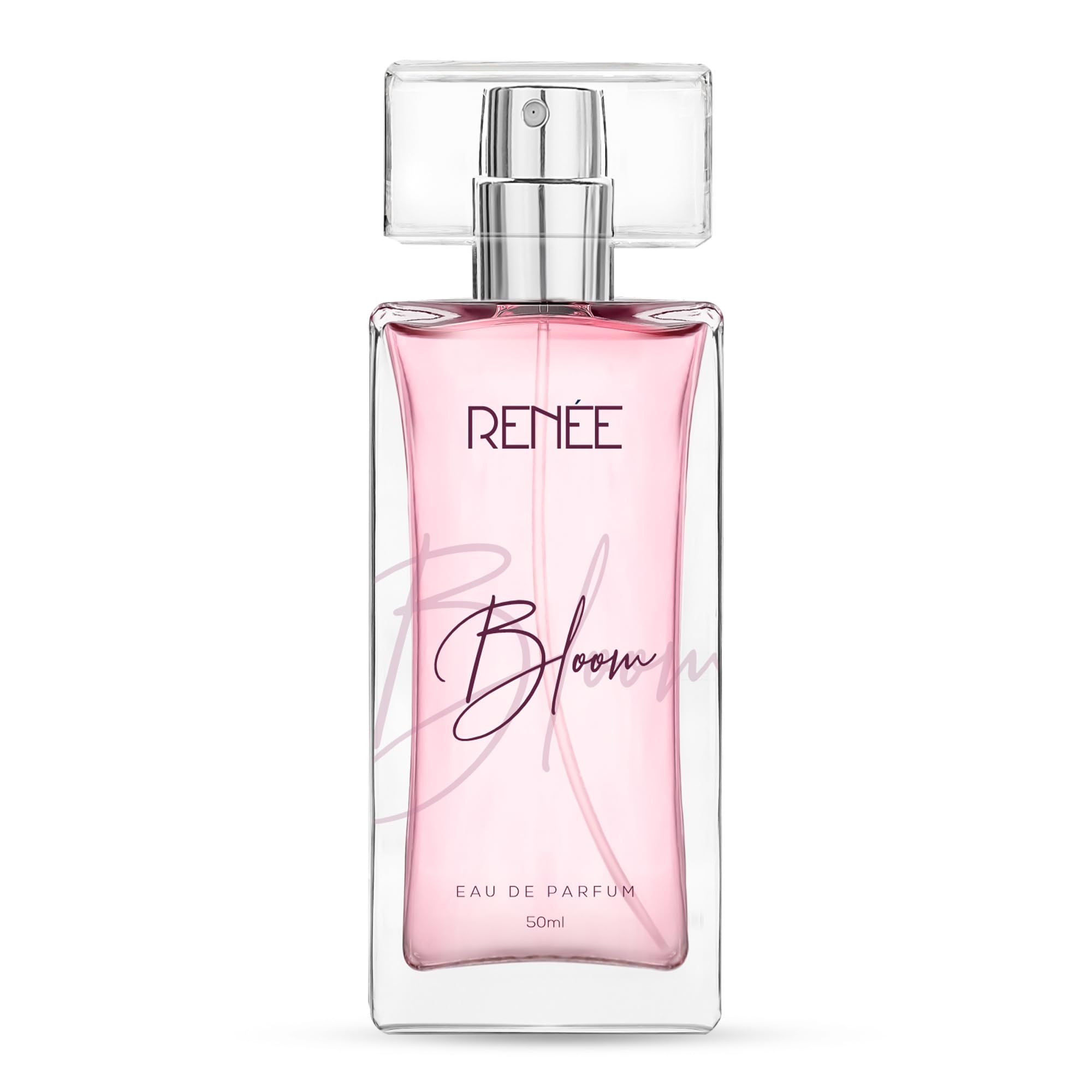 Renee Bloom bottle closeup shows premium cap and refined fragrance.
