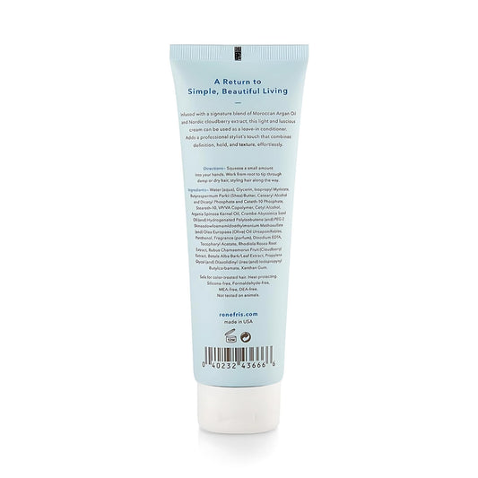 RENEFRIS cream application close-up for effortless styling and lightweight hold