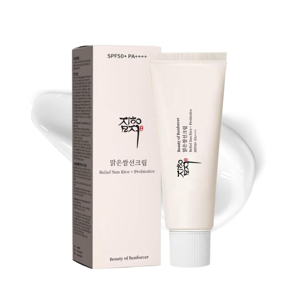 Renforcer Relief Sun sunscreen bottle front view for daily UV protection