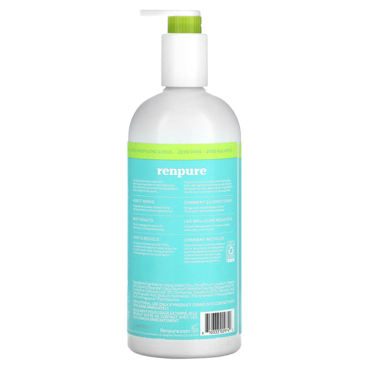 Renpure Fresh Mint and Eucalyptus lotion applied on arm for silky, nourished skin