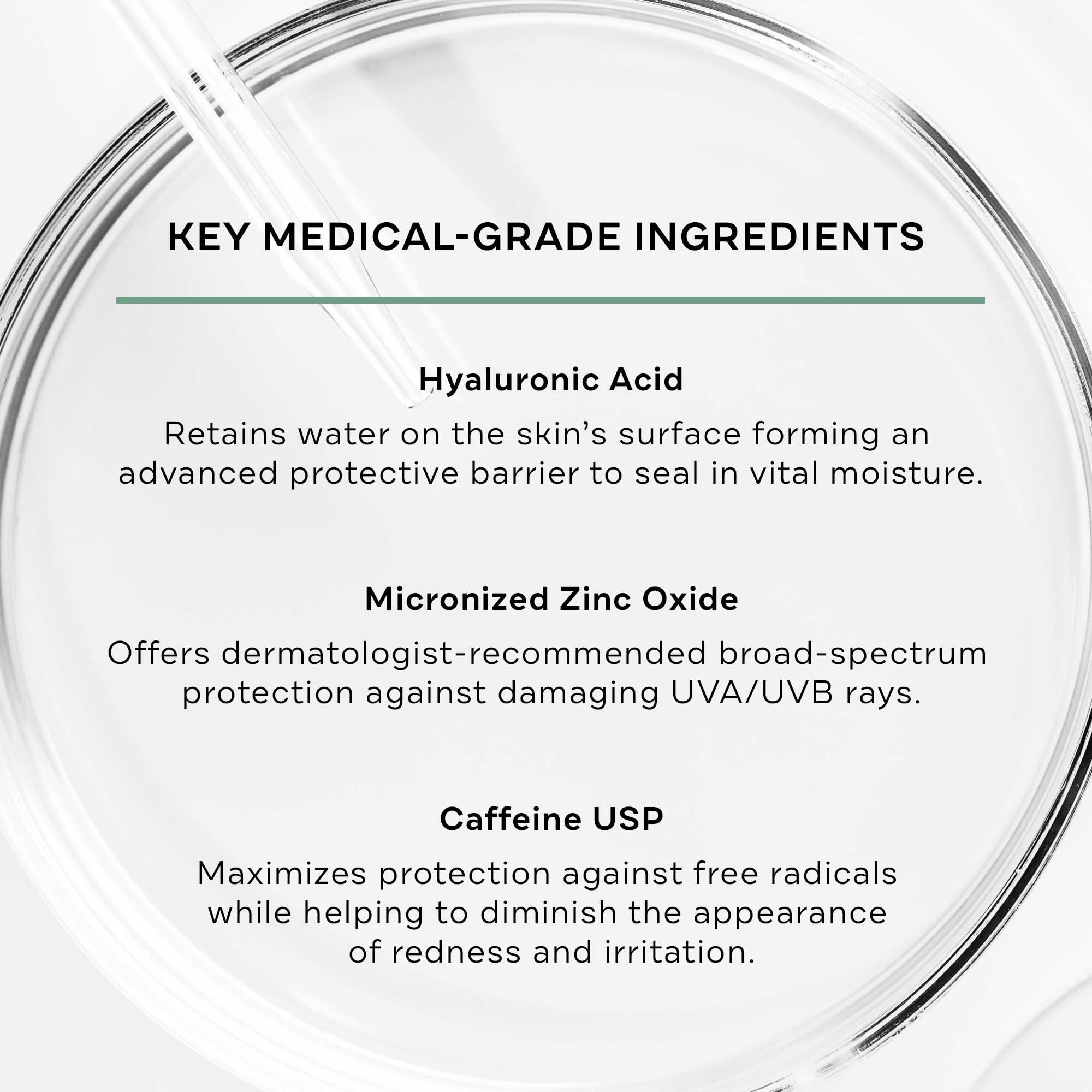 Replenix Antioxidant Hydrating Sunscreen swirl-application demonstrates sheer texture