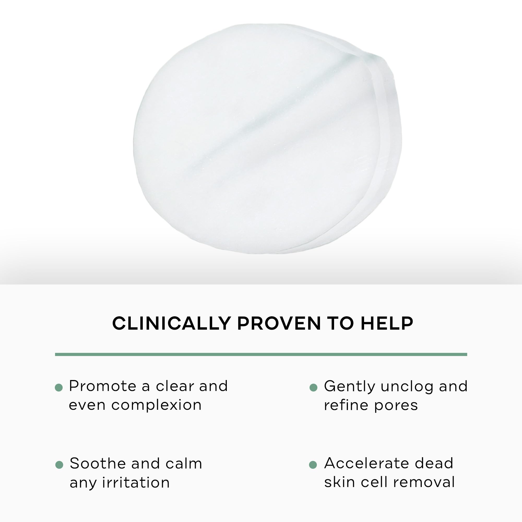 Replenix Gly-Sal Clarifying Pads close-up of pad ready to cleanse pores.