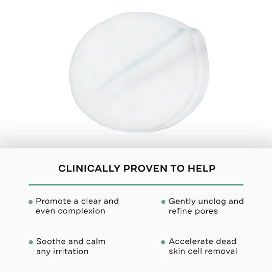 Replenix Gly-Sal Clarifying Pads close-up of pad ready to cleanse pores.