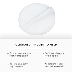 Replenix Gly-Sal Clarifying Pads close-up of pad ready to cleanse pores.