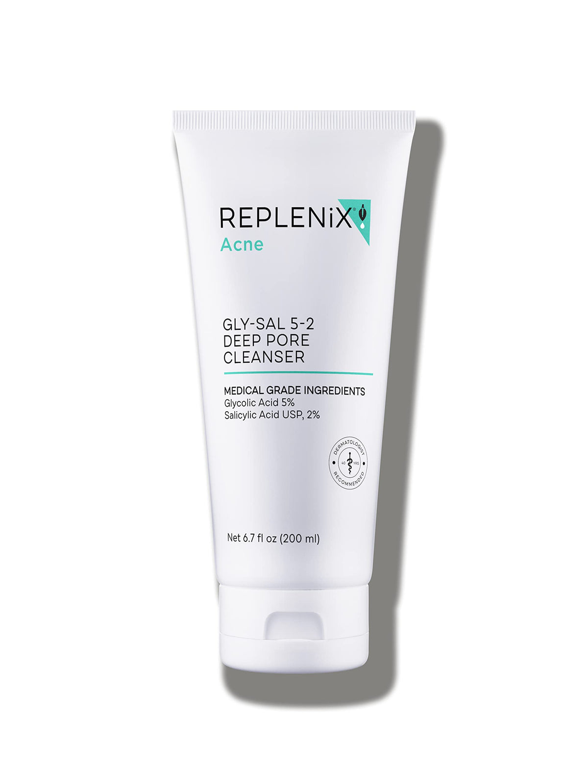 Replenix Gly-Sal deep pore face wash bottle for daily acne-prone skin