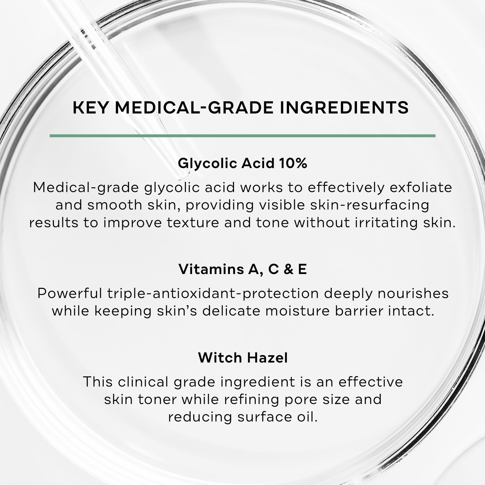 Replenix Glycolix Elite saturated pad close-up for effective exfoliation