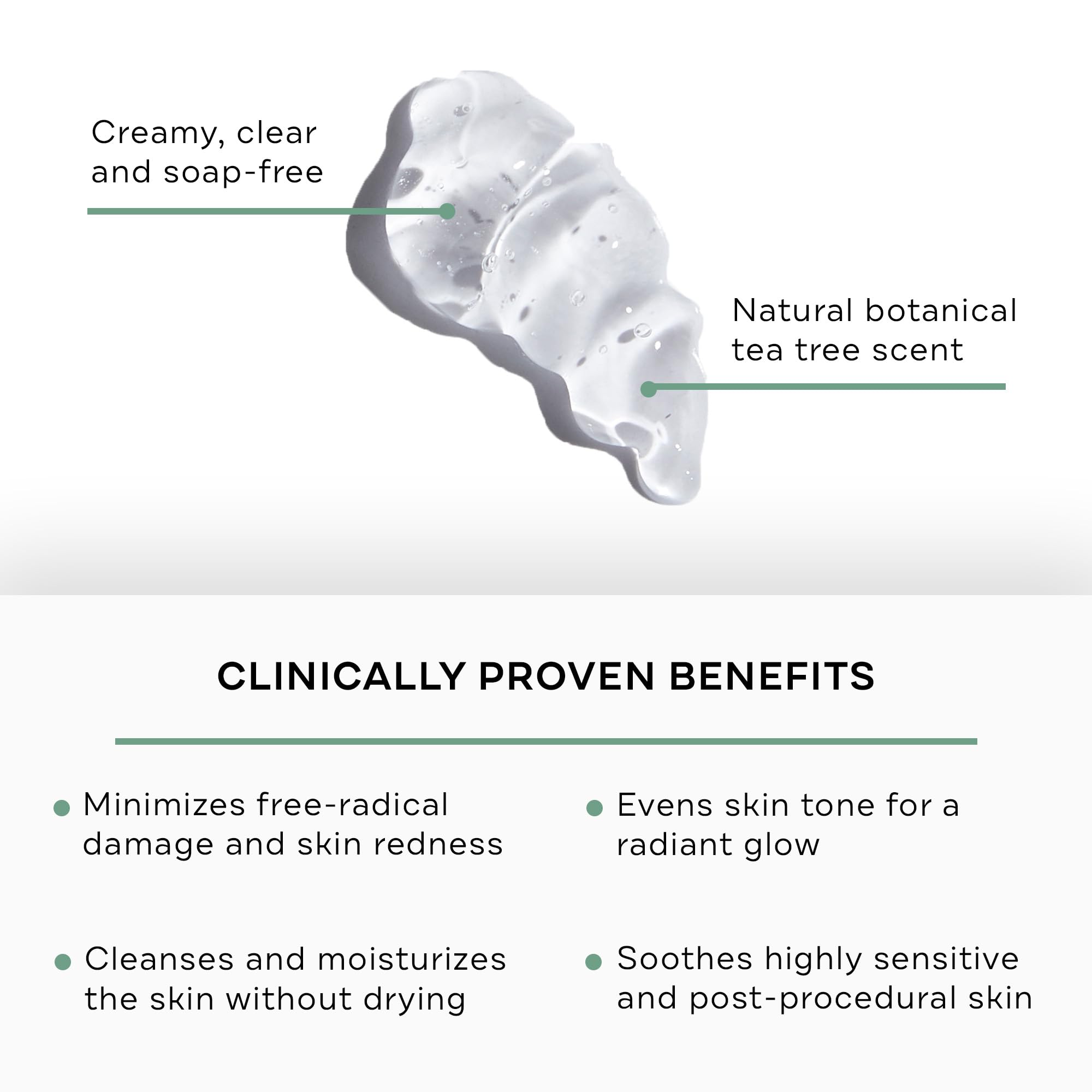 Replenix Green Tea Gentle Cleanser packaging update keeps the pump intact during transit.