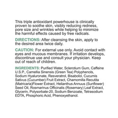 Replenix serum texture demonstration on skin showing lightweight hydration.