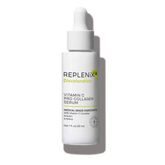 Replenix Vitamin C Pro Collagen Serum bottle for easy daily brightening and anti-aging care