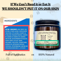 Reroot Organics Naked Tallow Balm suitable for baby skin and sensitive care.