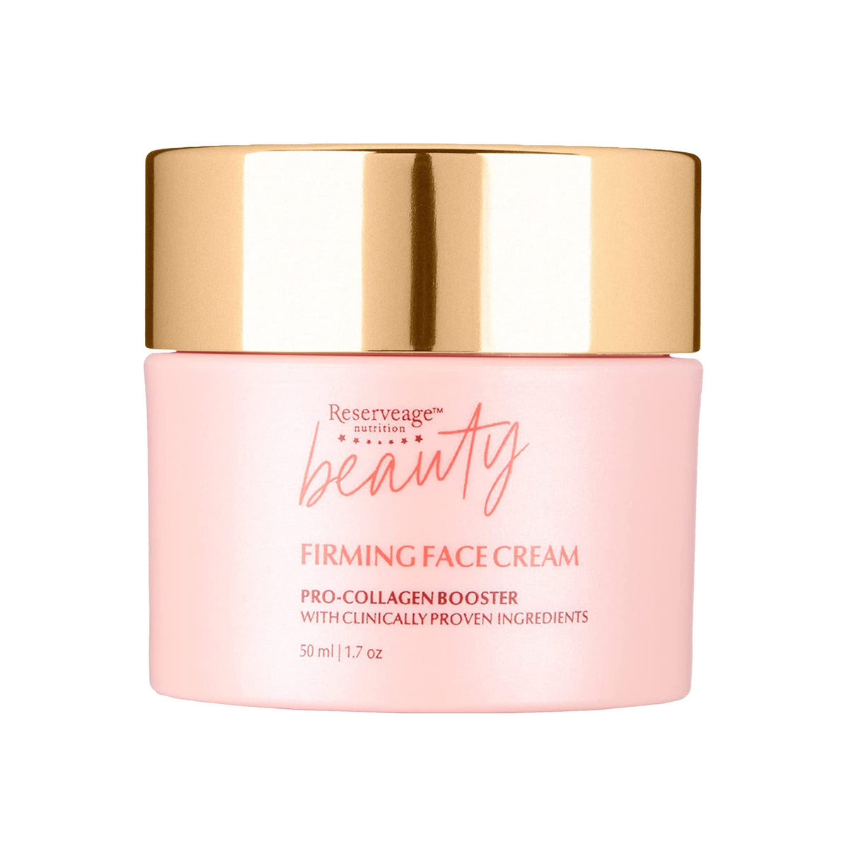 Reserveage Beauty Firming Face Cream tube for radiant, firmer-looking skin.