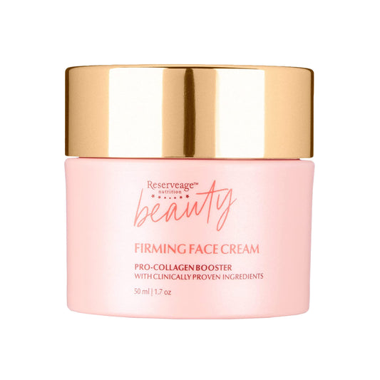 Reserveage Beauty Firming Face Cream tube for radiant, firmer-looking skin.