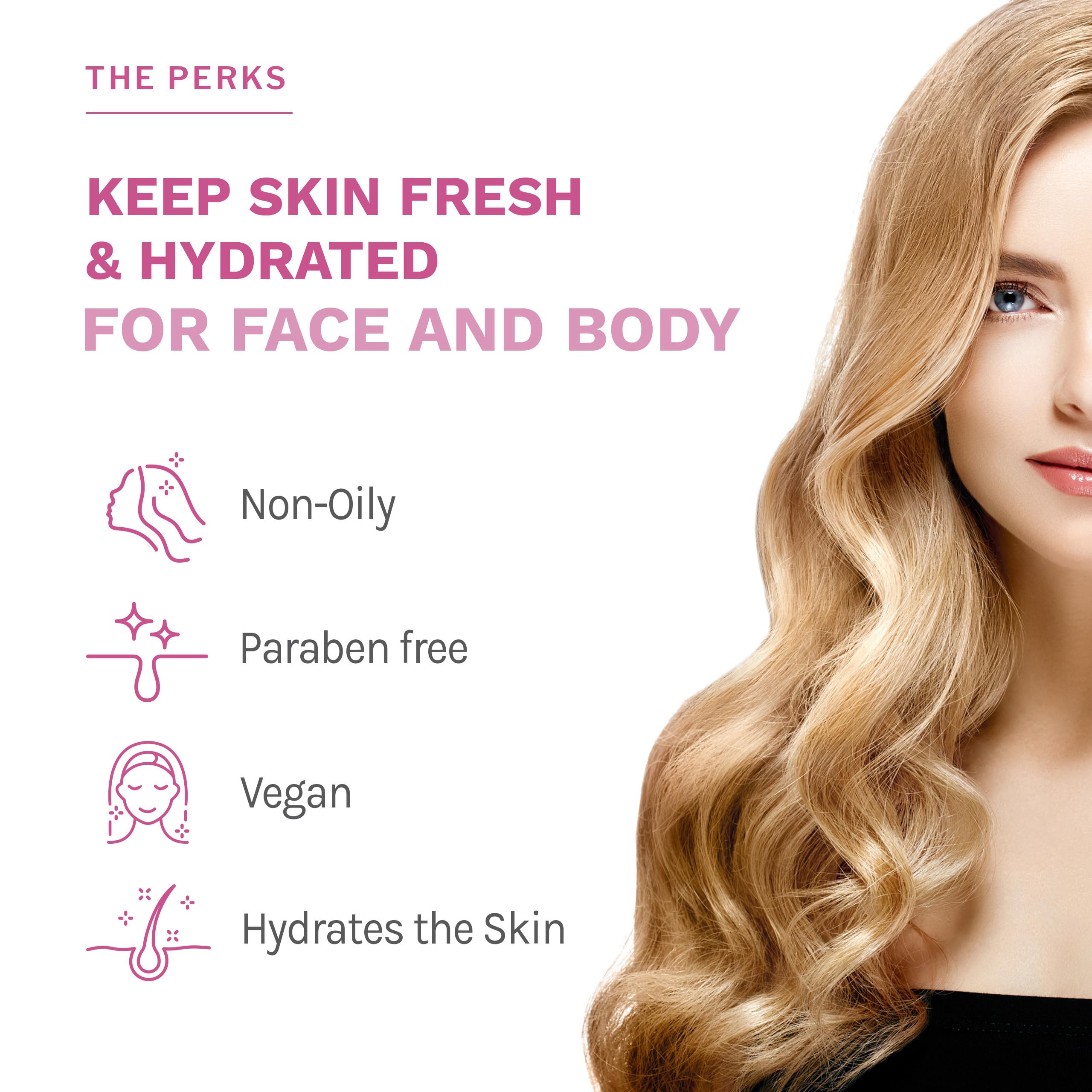 Reserveage Na-PCA Spray mist on face reveals a refreshing easily absorbed hydration boost