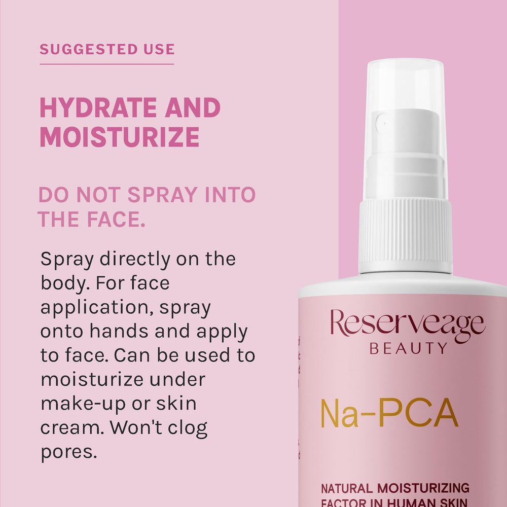 Reserveage Na-PCA Spray pack-of-2 emphasizes value and easy daily use
