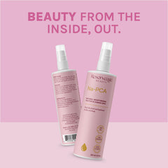 Reserveage Na-PCA Spray packaging showcases travel-friendly 8 fl oz bottles