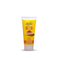 Reshma Beauty Turmeric Cream bottle close-up for daily hydration and glow