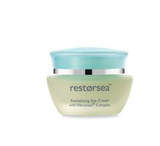 Restorsea Revitalizing Eye Cream bottle; hydrates and nourishes the delicate under-eye skin