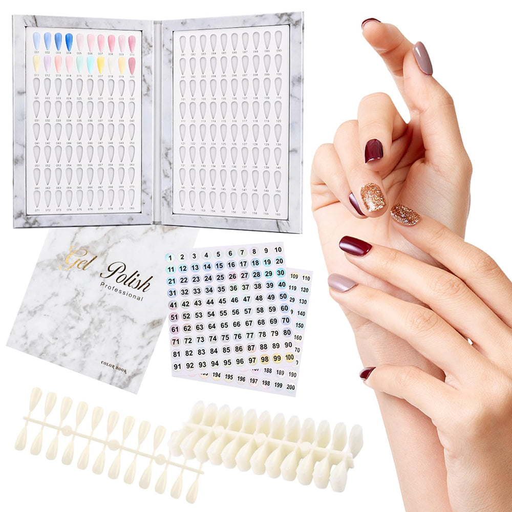 Restynic numbered labels 1-200 keep color choices clearly identified for fast reference.