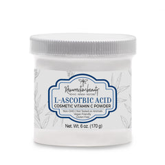 RESURRECTIONbeauty L-ascorbic acid powder shown as a DIY skincare base.
