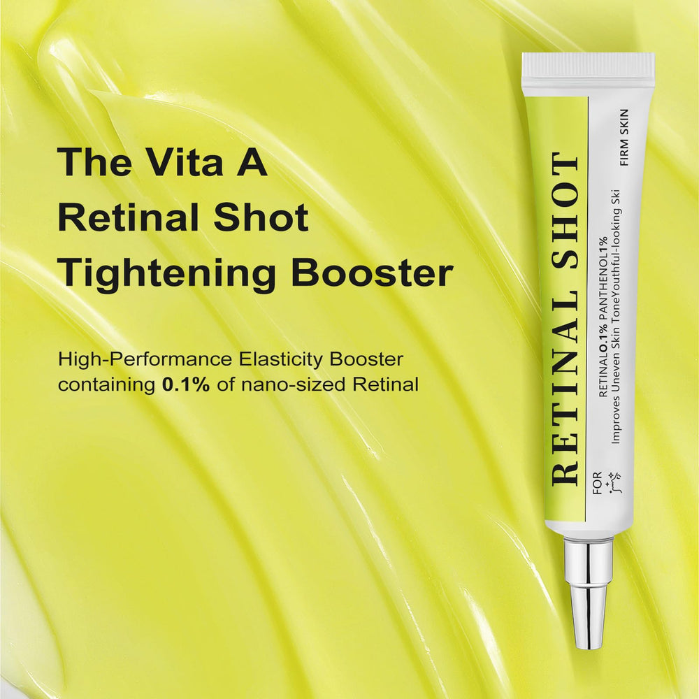 RETINAL SHOT ingredients closeup highlights retinol and panthenol
