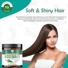 RETRACT TO NATURE Rosemary Leave-In Conditioner cream texture promoting smoothness