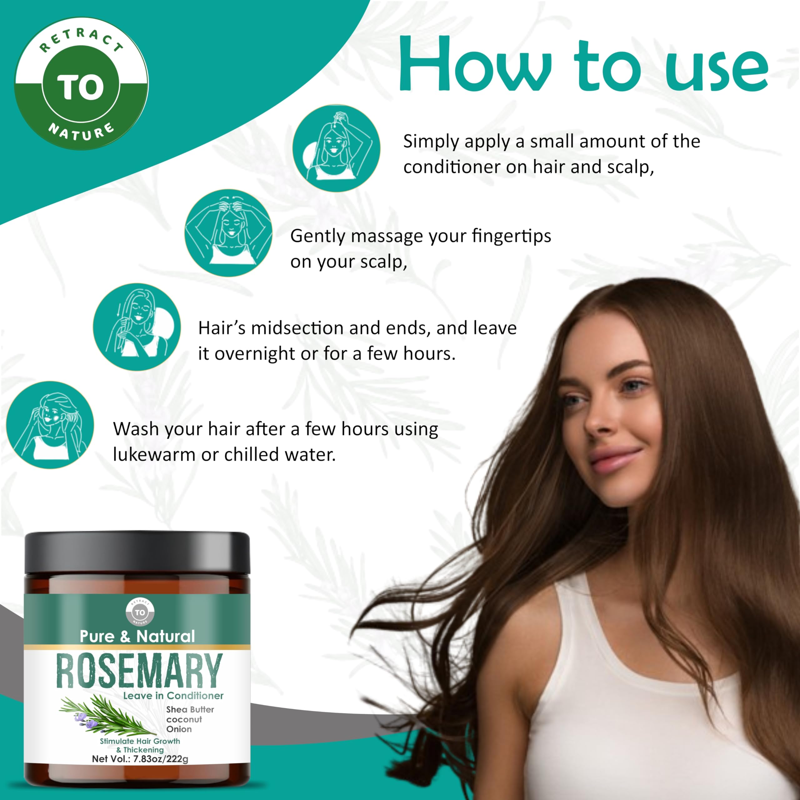 Nourishing blend suitable for all hair types and daily use