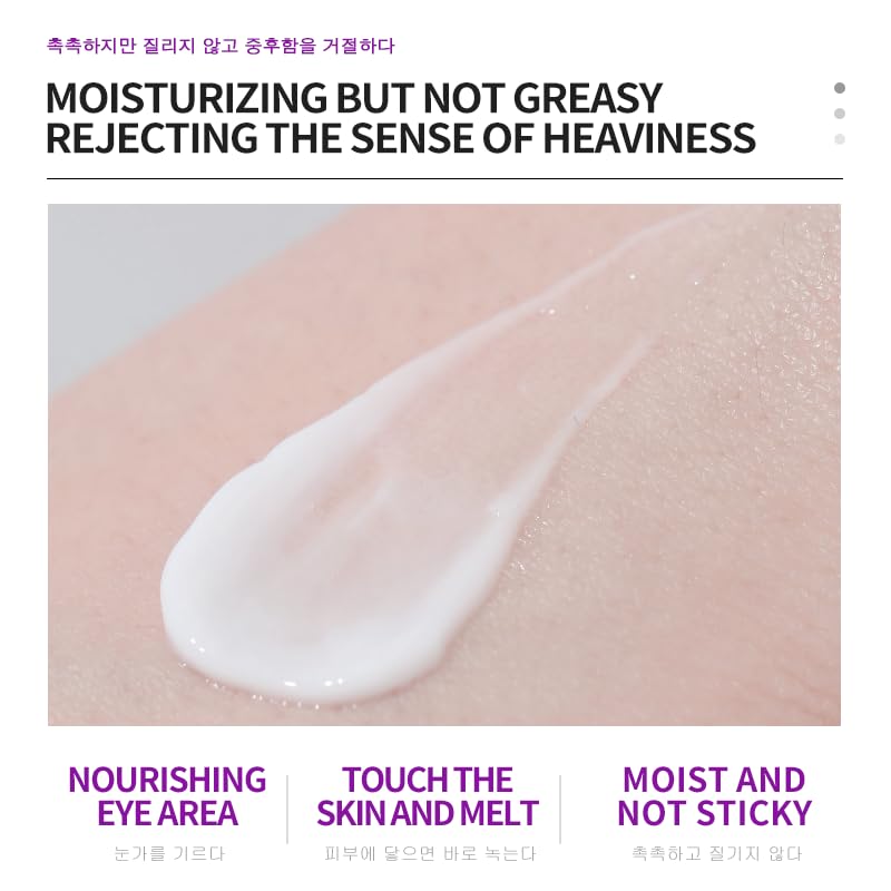 RETZLA Sodium Hyaluronate formula, deep hydration to refresh the eye area.