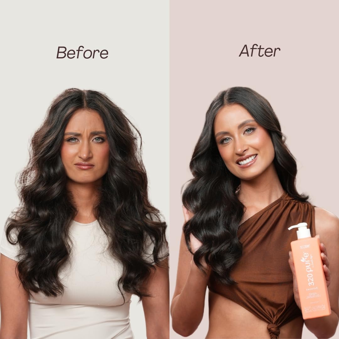 Rev320 320Pure Smoothie Leave-In Frizz control for curly and wavy hair